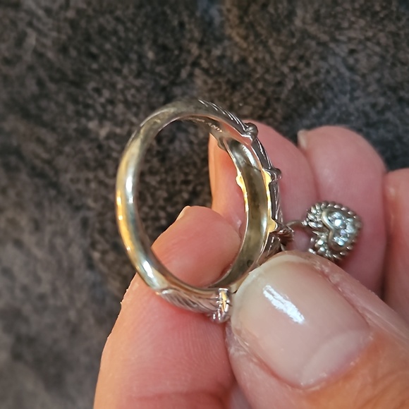 Judith Ripka sterling and cz ring size 10 - Picture 4 of 4